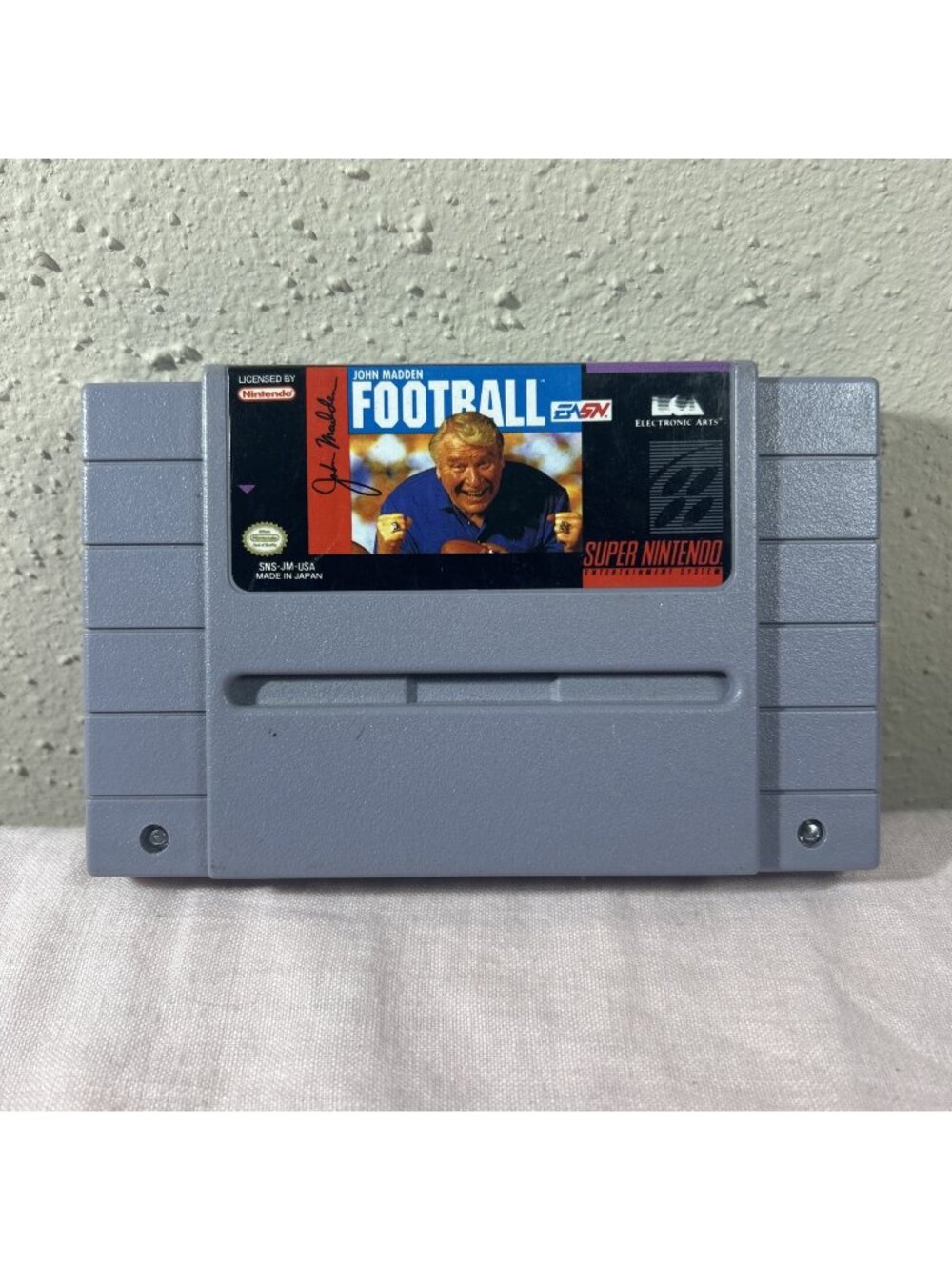 John Madden Football (Super Nintendo Entertainment System, 1993) - Tested